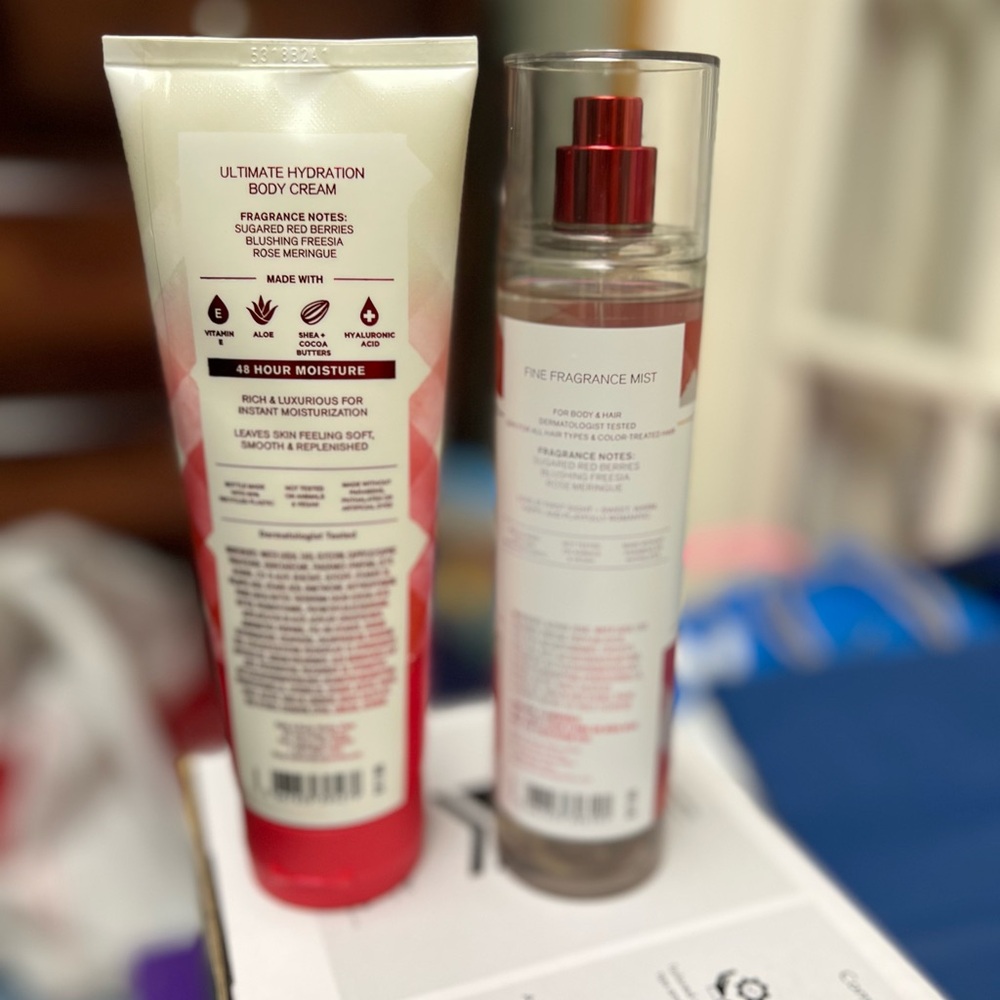 Gingham Love by Bath & Body Works- Body Cream & Fragrance Mist Set, NWT - Picture 2 of 2
